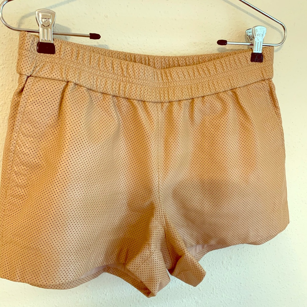Leather Shorts from J Crew